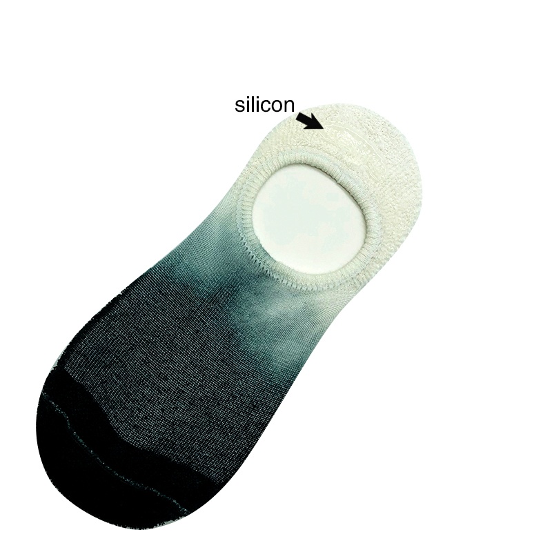 漸變運動毛圈男式短襪