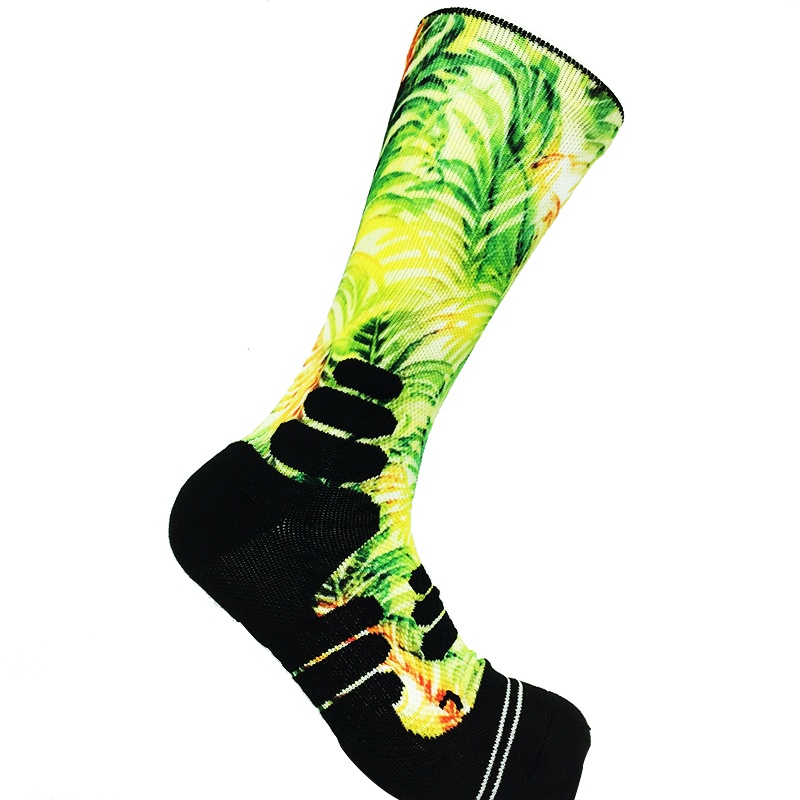 印花男式中襪壓力襪NF18073