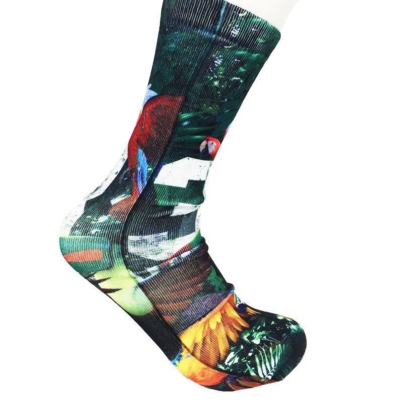 男式運動壓力襪印花襪中襪NF18077