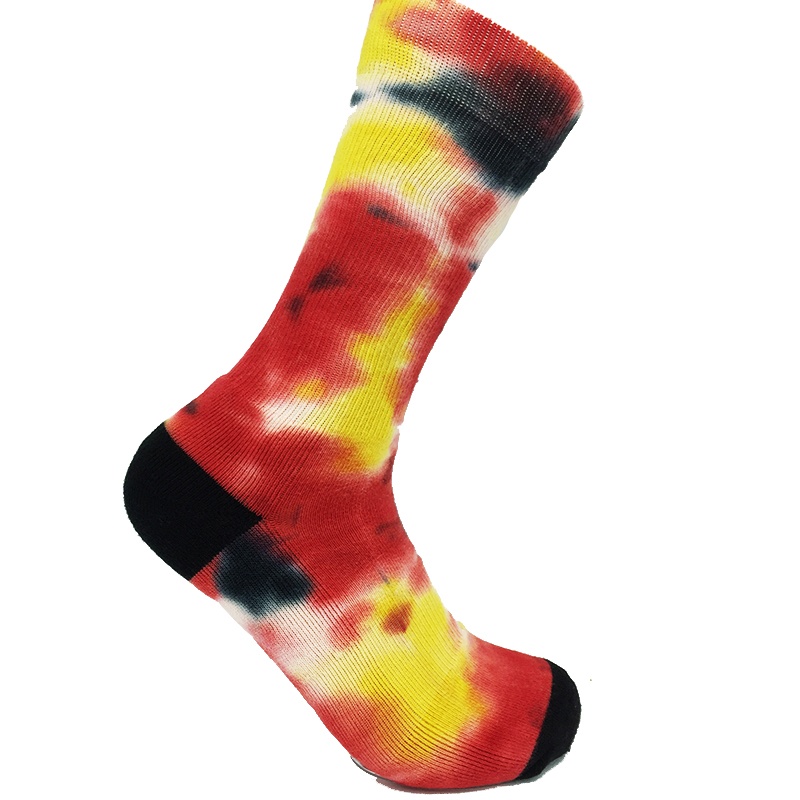 男式運(yùn)動壓力襪印花襪中襪NF18078