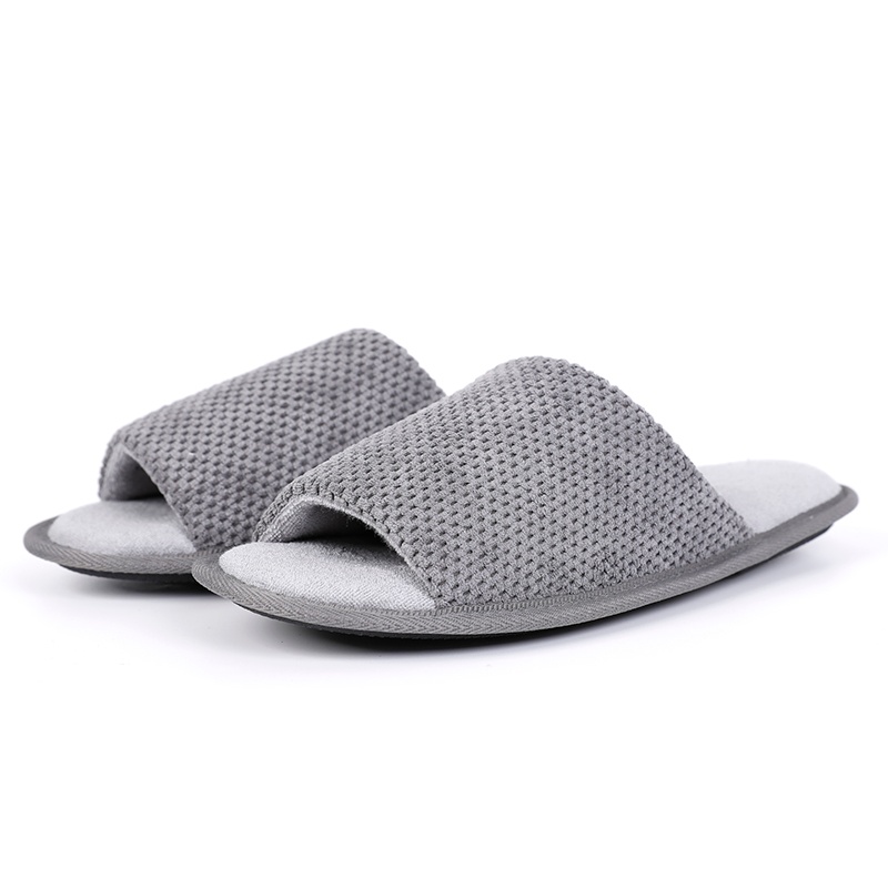 男士華夫格通頭拖鞋